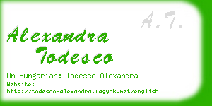 alexandra todesco business card